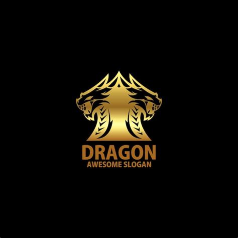 Dragon Cercle Logo Design Ic Ne D Grad De Couleur Vecteur Gratuite