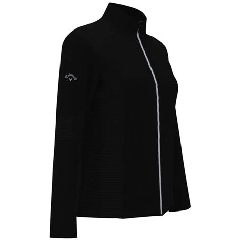 Callaway Women's Black Full-Zip Ottoman Jacket