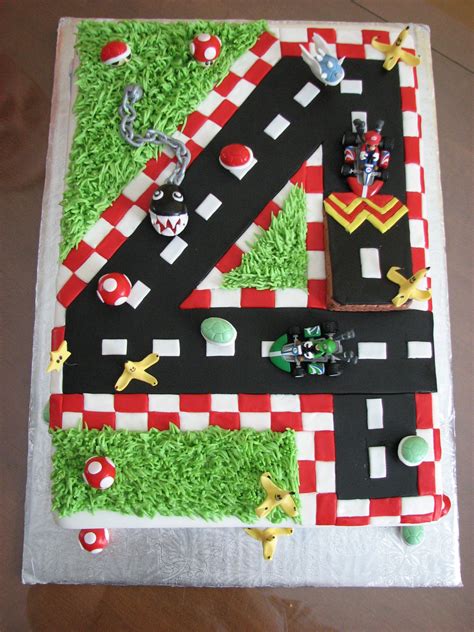 Pin by Chantale Royer on Cake Gâteau Chantaloo Mario kart cake Mario