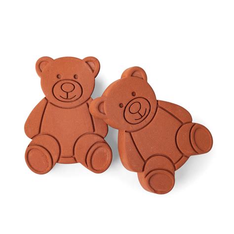 Terracotta Brown Sugar Bear Keeper & Saver, Set of 2