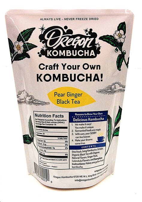 Amazon Kombucha Starter Kit By Oregon Kombucha Organic Pear