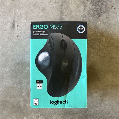 New Logitech Ergo M575 Wireless Trackball Color Black 910 005869 Fast Shippn 97855160621 Ebay