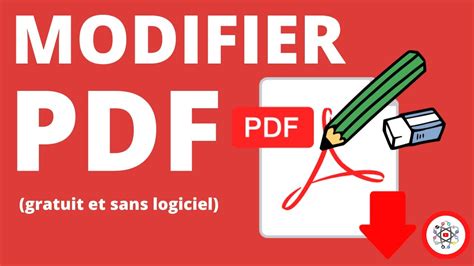 Modifier Un PDF Existant Gratuit Et Sans Logiciel YouTube