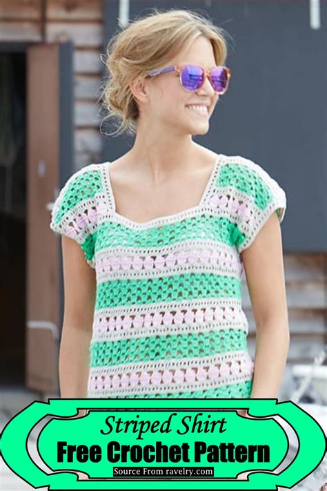 17 Free Crochet Shirt Patterns For Stylish Look