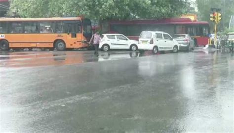 Heavy Rain Triggers Waterlogging Traffic Jams In Parts Of Delhi Ncr