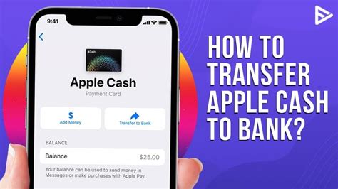 Learn How To Transfer Apple Cash To Bank Instantly