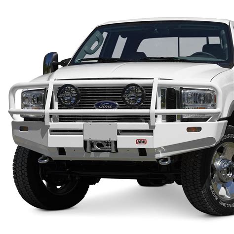 Arb Deluxe Full Width Raw Front Winch Hd Bumper With Grille