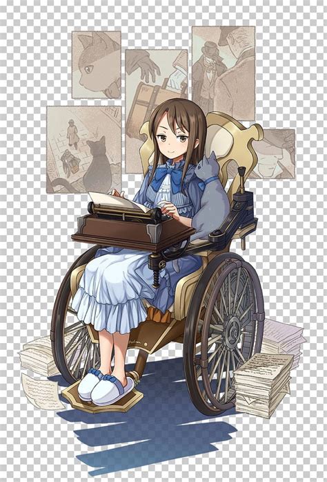 Anime Character Wheelchair Game PNG - Free Download | Character design ...