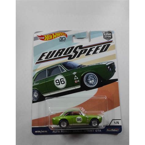 Jual Hot Wheels Premium Alfa Romeo Giulia Sprint Gta Euro Speed Shopee Indonesia