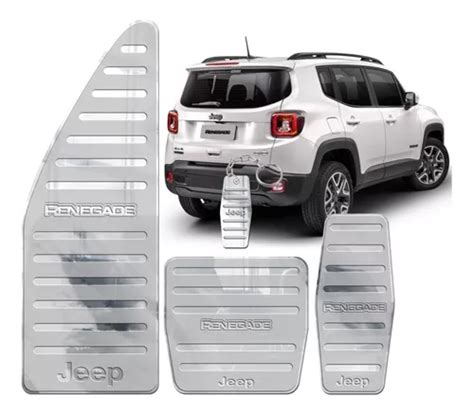 Pedaleira Descanso Jeep Renegade Automático Aço Inox Parcelamento sem