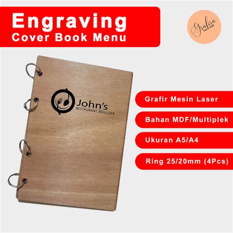 Jual Custom Grafir Book Menu Buku Menu A5 Cafe Buku Menu Restoran Buku Menu Coffee Shop