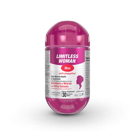 limitless woman max multivitamin  women  daily energy vita