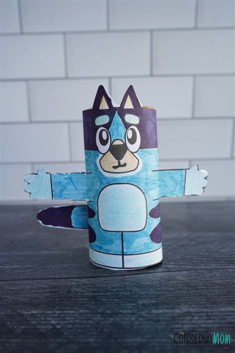 Bluey Toilet Paper Roll Craft ConservaMom