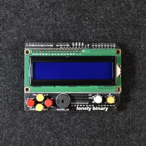 Diy Lcd 1602 Keypad Shield Lonely Binary