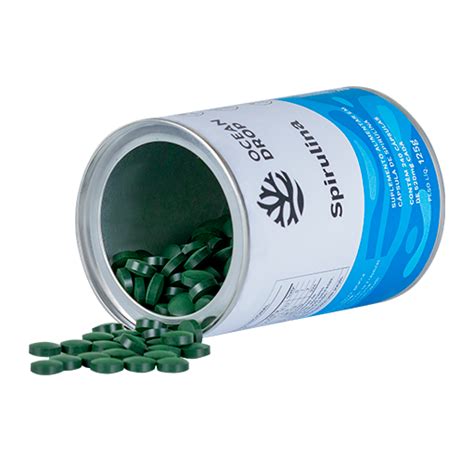 Spirulina C Psulas E Tablets De Mg Ocean Drop