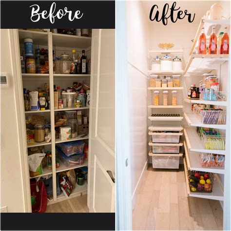 Pantry Re Model Before And After A Touch Of Pink