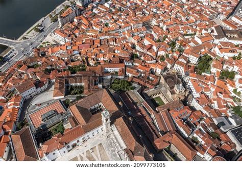 Aerial View Coimbra Old Town Portugal Foto Stock 2099773105 Shutterstock