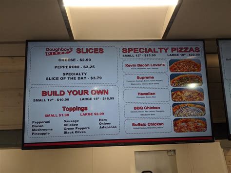 Menu At Doughboys Pizza Of Lehi Bbq Lehi