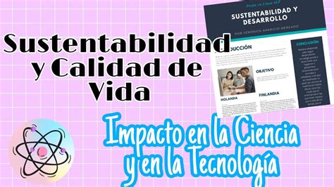 Actividad 5 Módulo 21 Cartel Sustentabilidad Y Calidad De Vida Ciencia Bonita Youtube