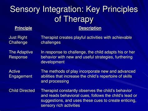 Ppt Sensory Integration Therapy For Children With Autism Powerpoint