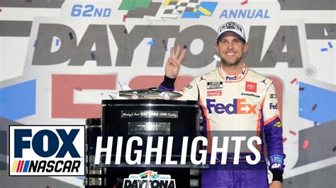 Denny Hamlin Wins Daytona 500 Amid Scary Crash On Final Lap Nascar On