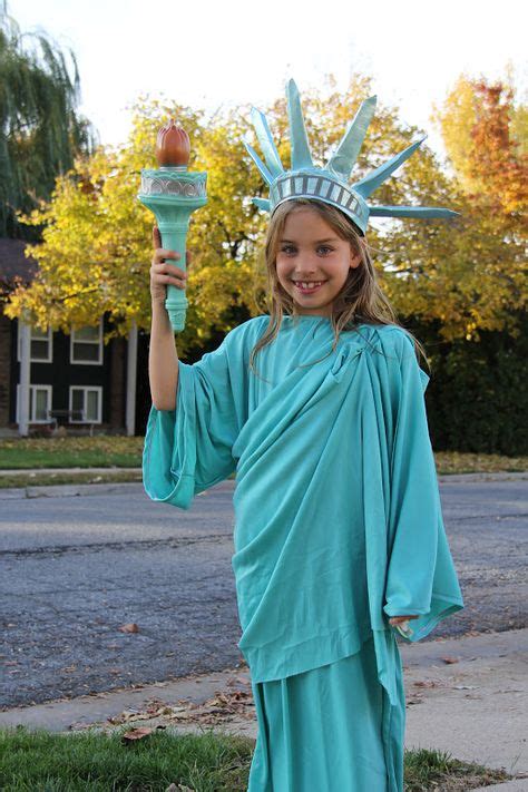 How To Make A Diy Statue Of Liberty Costume For Halloween