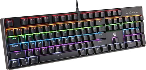 Hp Gk Mechanical Gaming Rgb Keyboard Wired Usb With Height