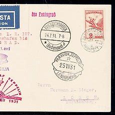 Hungary 1931 Airship Graf Zeppelin Polar Flight Hungarian Catawiki