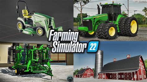 Farm Sim News Jd Utility Tractor Tuned American Barn More