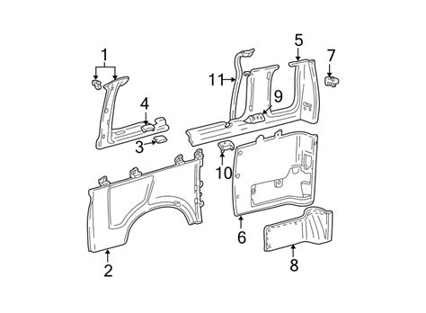 Ford E-250 Interior Quarter Panel Trim Panel (Front). PASSENGER SIDE ...