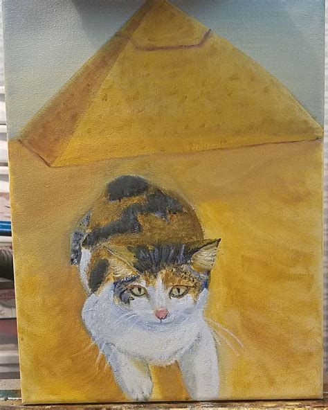 Jinx The Sphinx Oil On Canvas X Sale Artwork Artwork Painting