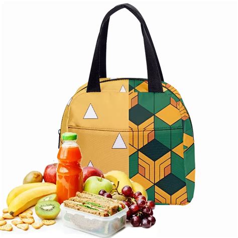 Insulated Lunch Bag Student Lunch Tote Bag With Accessories For Travel