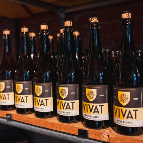 Vivat Blonde bière de garde emblématique de la brasserie Vivat