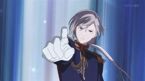 An Anime Character Giving The Peace Sign With His Hand While Standing