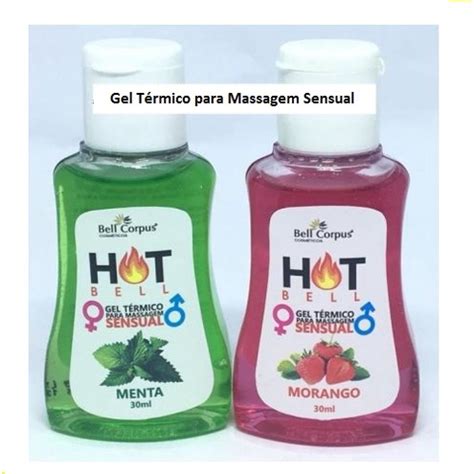 Gel De Massagem Termico Sensual Hot Bell Sexy Menta OU Morango Bell Corpus Shopee Brasil