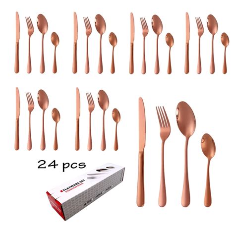 6 Piece Dinner Forks Spoons Set Food Grade Stainless Steel Cutlery