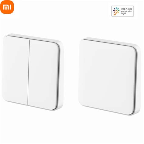 Original Xiaomi Mijia Lamp Light Switch Smart Wall Single Open Dual Control 2 Modes Over