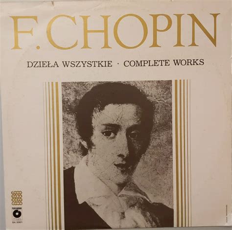 F Chopin Dzieła Wszystkie Polonezy Młodzieńcze Discogs