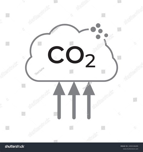 Co2 Emissions Icon Ecology Environment Symbol Stock Vector Royalty Free 2450106495 Shutterstock