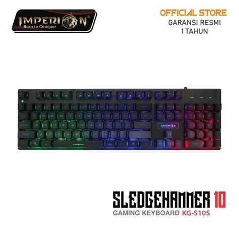 Jual Keyboard Imperion Gaming Sledgehammer 10 Full Size Rainbow