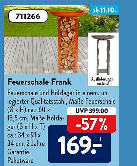 Feuerschale Frank Angebot bei ALDI SÜD 1Prospekte de