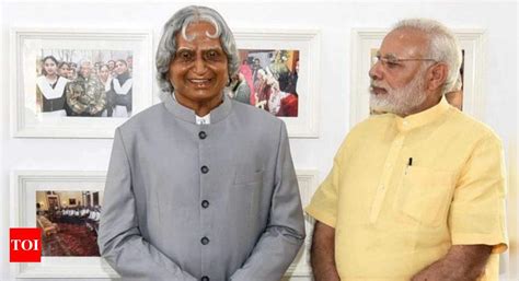 PM Modi Pays Tribute To Former President Kalam India News Times Of