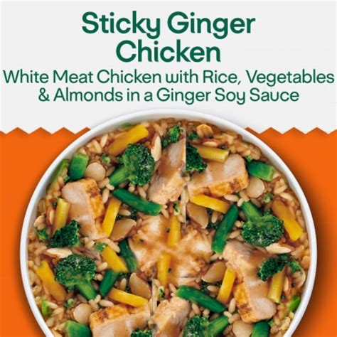 Lean Cuisine Frozen Meal Sticky Ginger Chicken Bowl Microwave Meal Chicken Frozen Dinner Net Wt