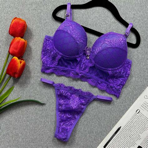 Conjunto De Lingerie Fascino Ametista Dolce Pecado