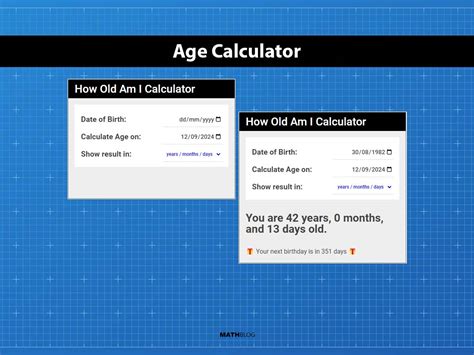 Age Calculator How Old Am I Today Or In The Future