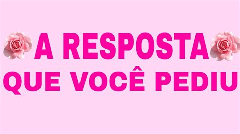 Receba A Resposta Que Voc Pediu Para Deus Um Sinal Para Voc