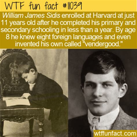 WTF Fun Fact - William James Sidis