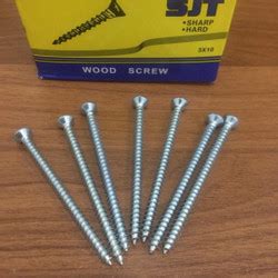 Jual Per Kotak Kayu Skrup 6 X 1 Sekrup Baut Cacing Wood Screw 6x1 Inch