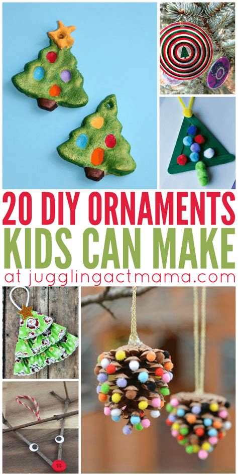 22 Best Diy Kids Christmas ornaments - Home, Family, Style and Art Ideas