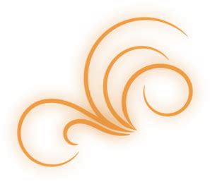 Orange Flourish Png Clip Art Library